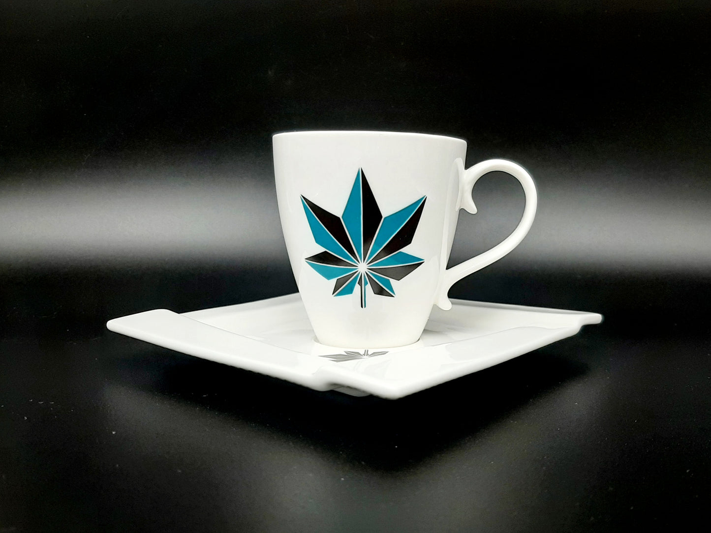 Cubist Tea Set "Origami FLORAL" vintage