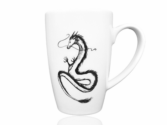 hrnek vysoký "Drak" B&W 380 ml