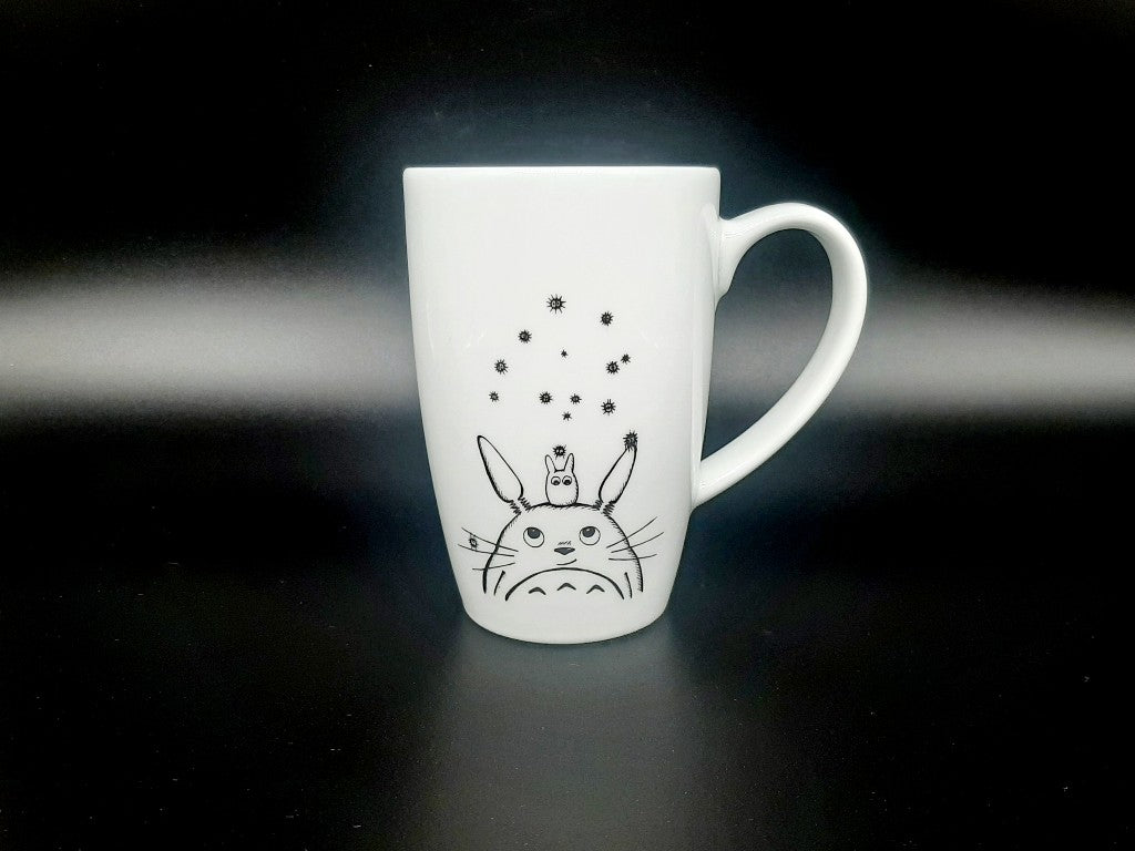 Mug tall "Totoro" B&W 380 ml