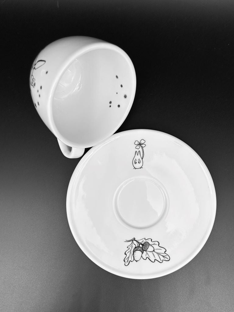 Totoro mug with saucer 200 ml