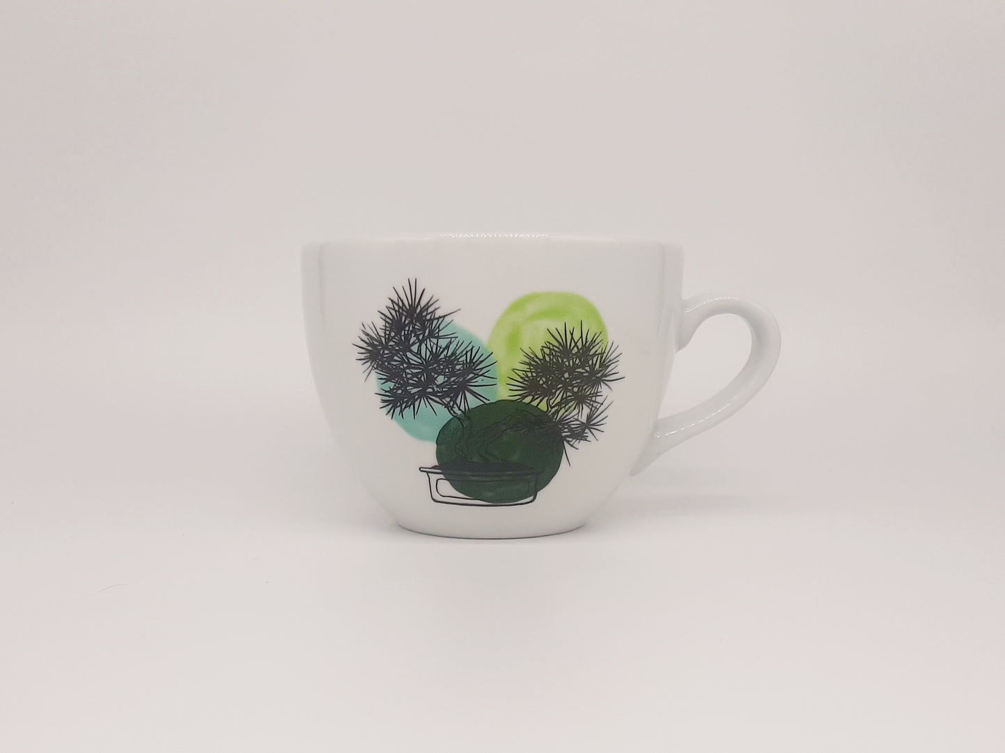 Mug wide "Bonsai lover" colored 480 ml