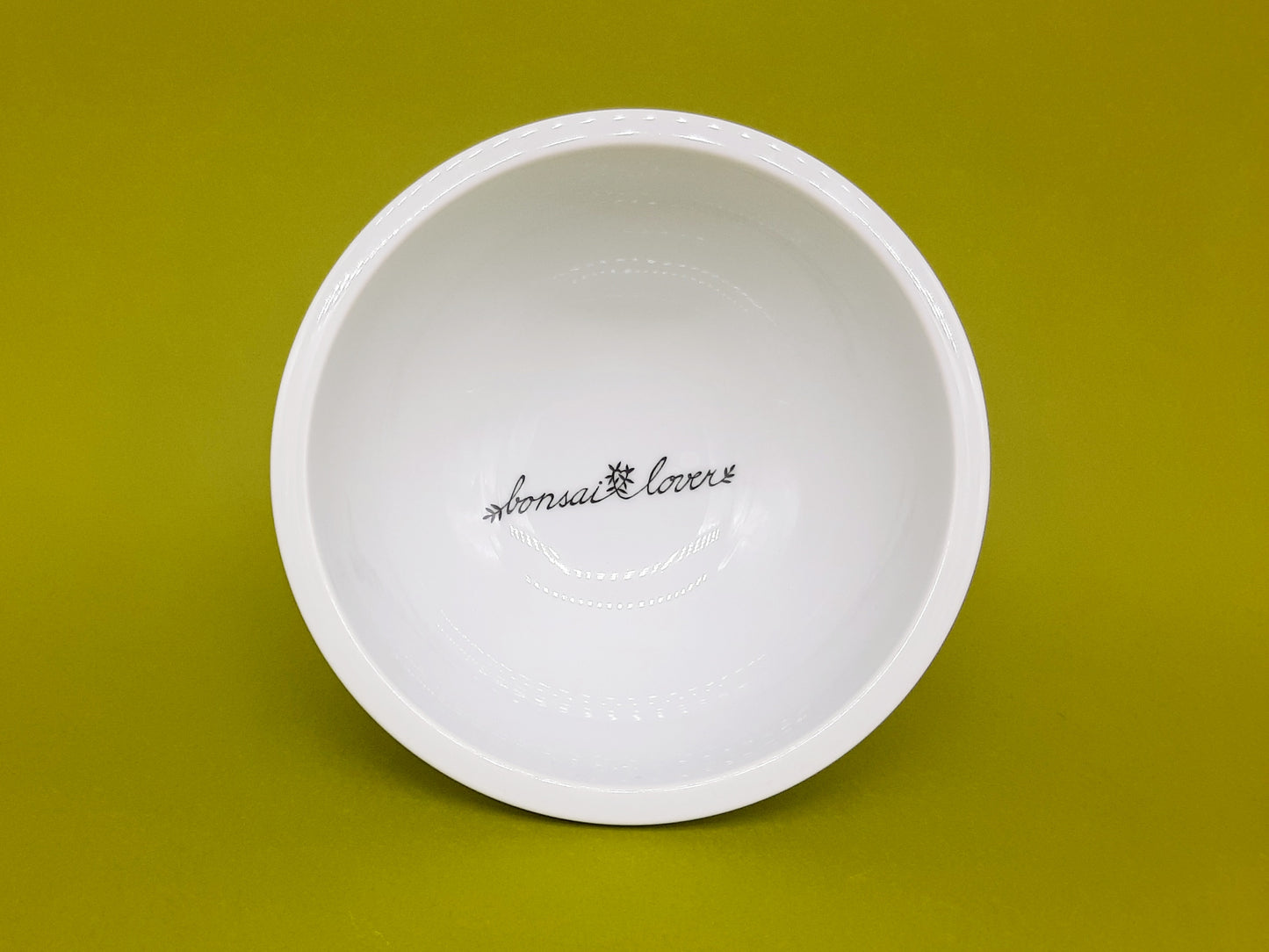 Large "Bonsai lover" bowl, 16 cm diameter