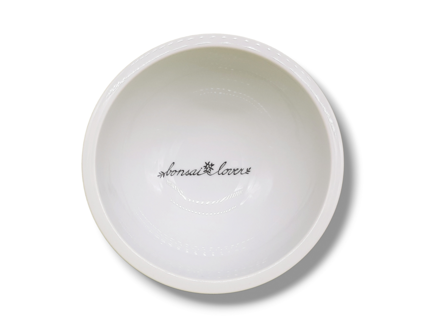 Large "Bonsai lover" bowl, 16 cm diameter