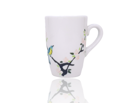 Espresso cup "Bird on a sakura" 90 ml