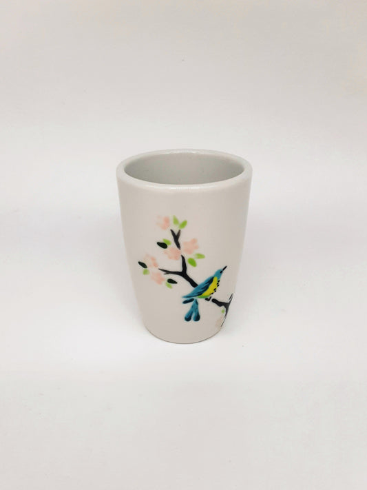 Espresso cup "Bird on a sakura" 90 ml