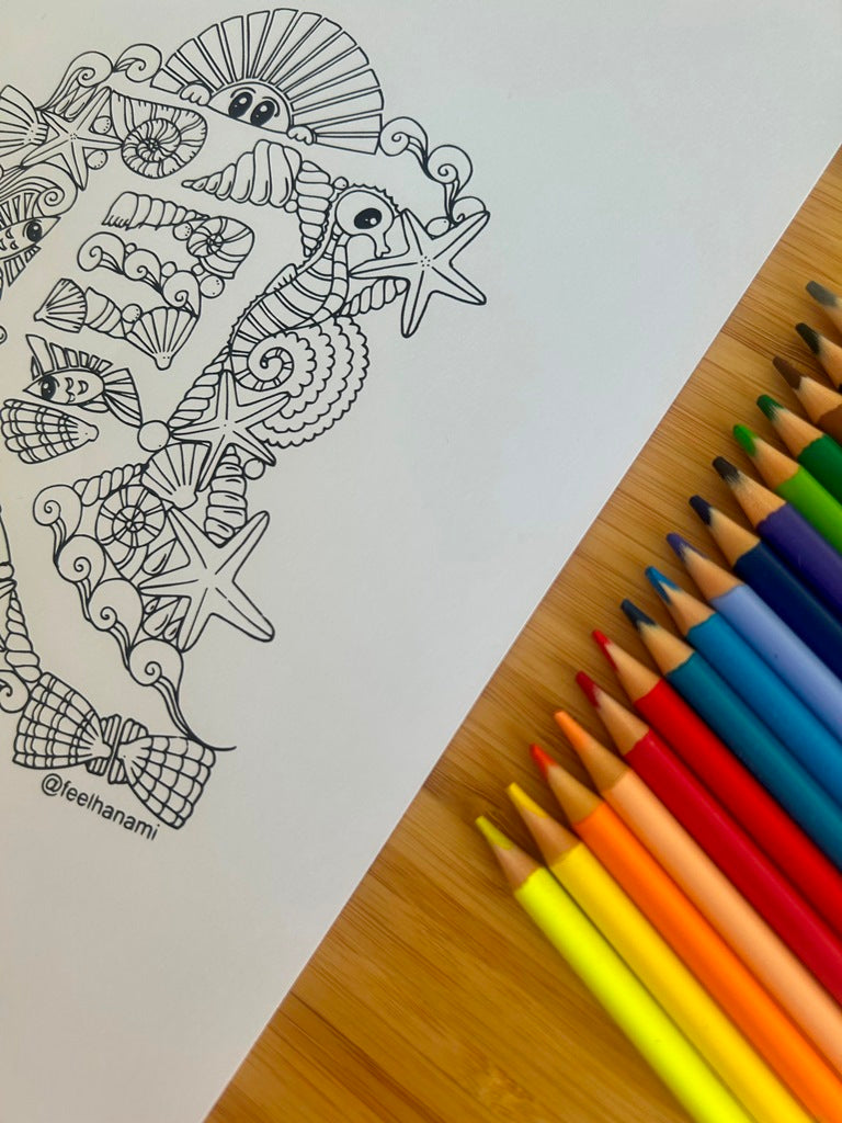 "Four Seasons" coloring book set