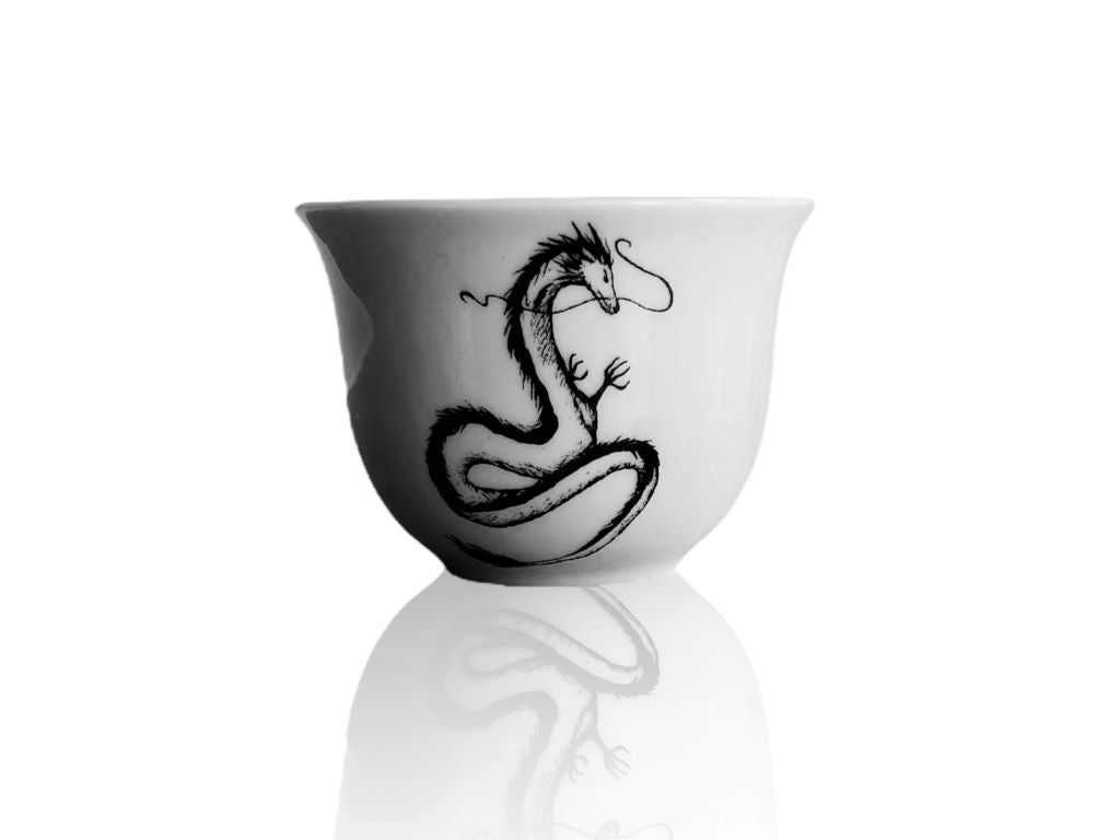 pohárek na saké a čaj "Drak"50 ml