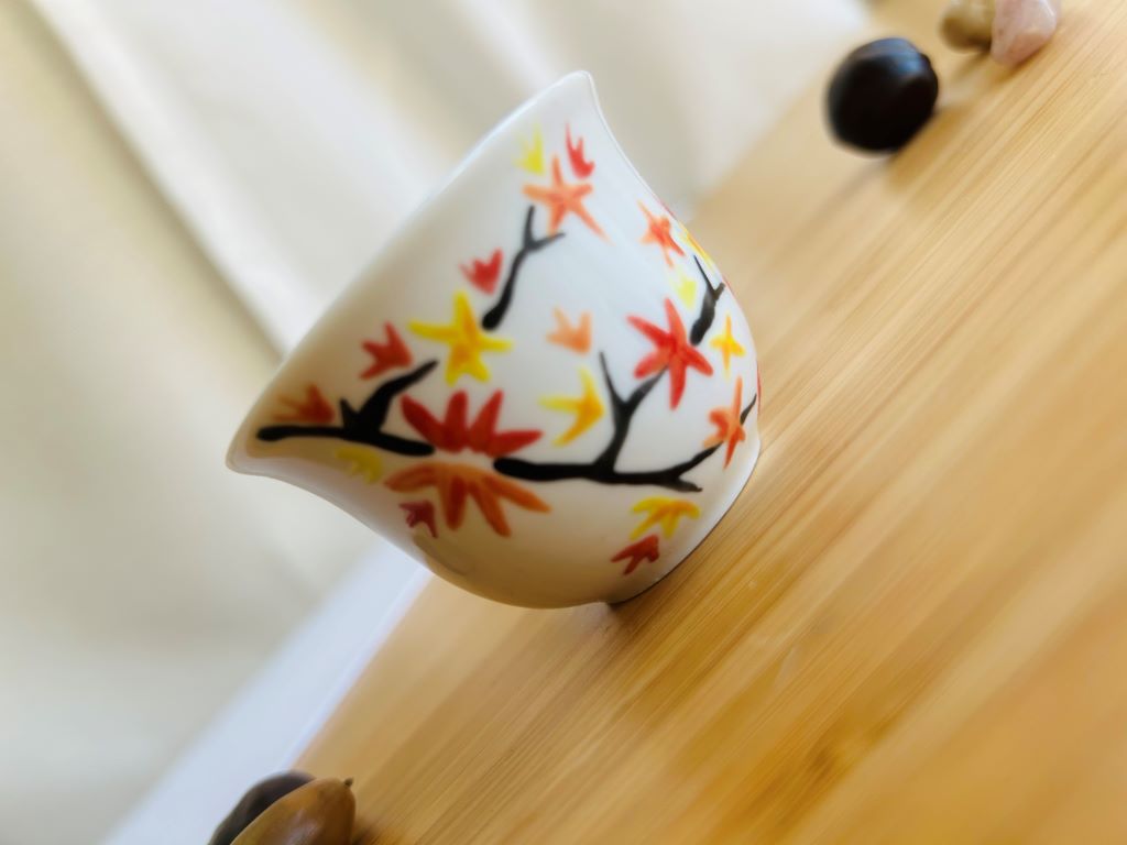 Sake and tea cup "Autumn Evening" 50 ml