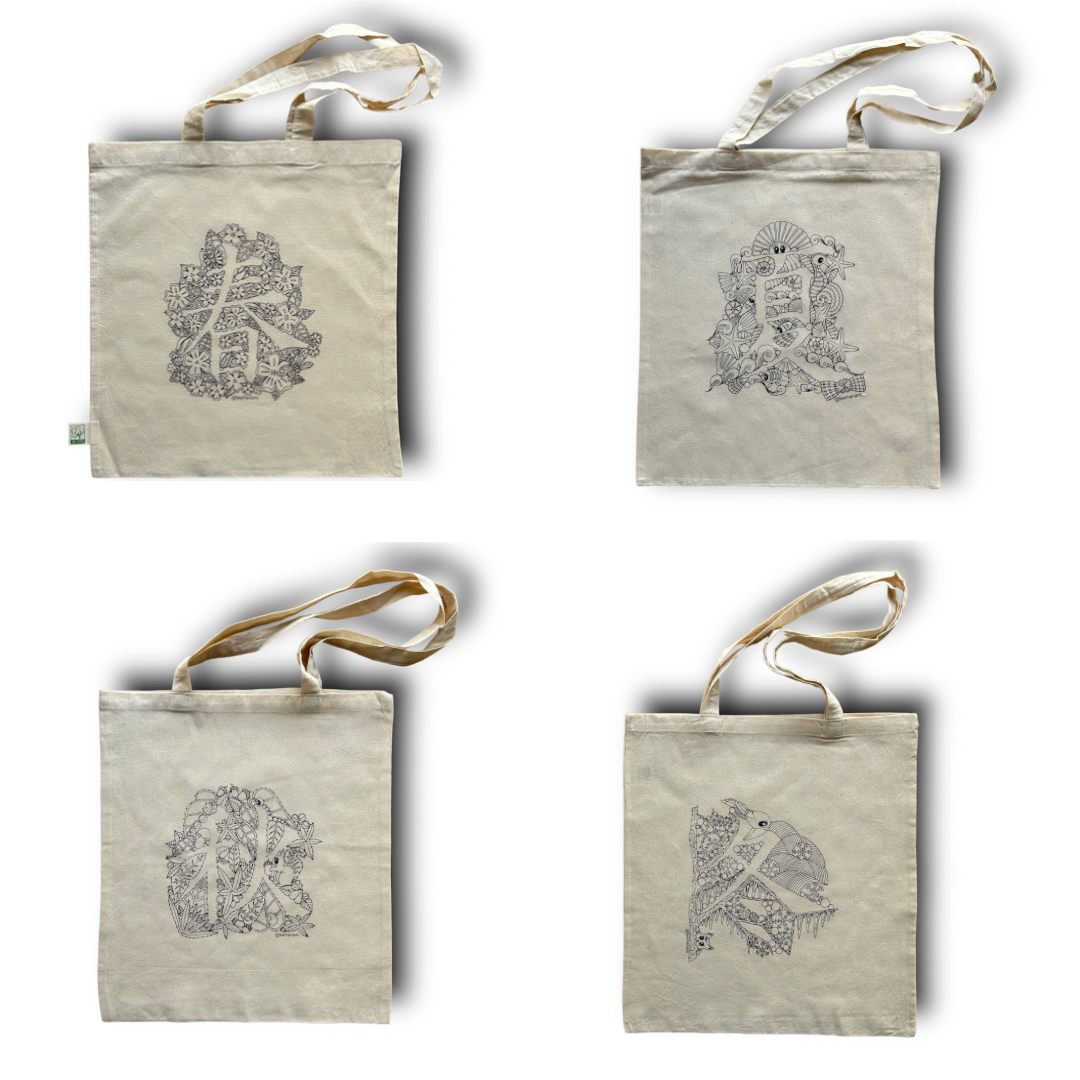 Große Tasche "JAHRESZEITEN"