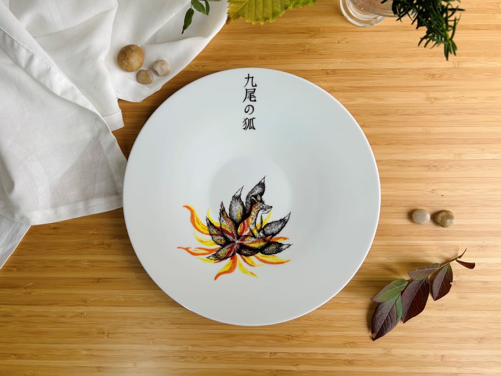 Servierteller "Kyuubi no Kitsune" Durchmesser 28 cm