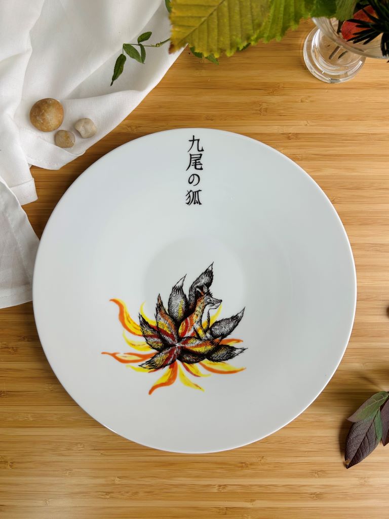 Servierteller "Kyuubi no Kitsune" Durchmesser 28 cm