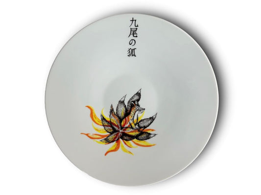 Serving plate "Kyuubi no Kitsune" diameter 28 cm