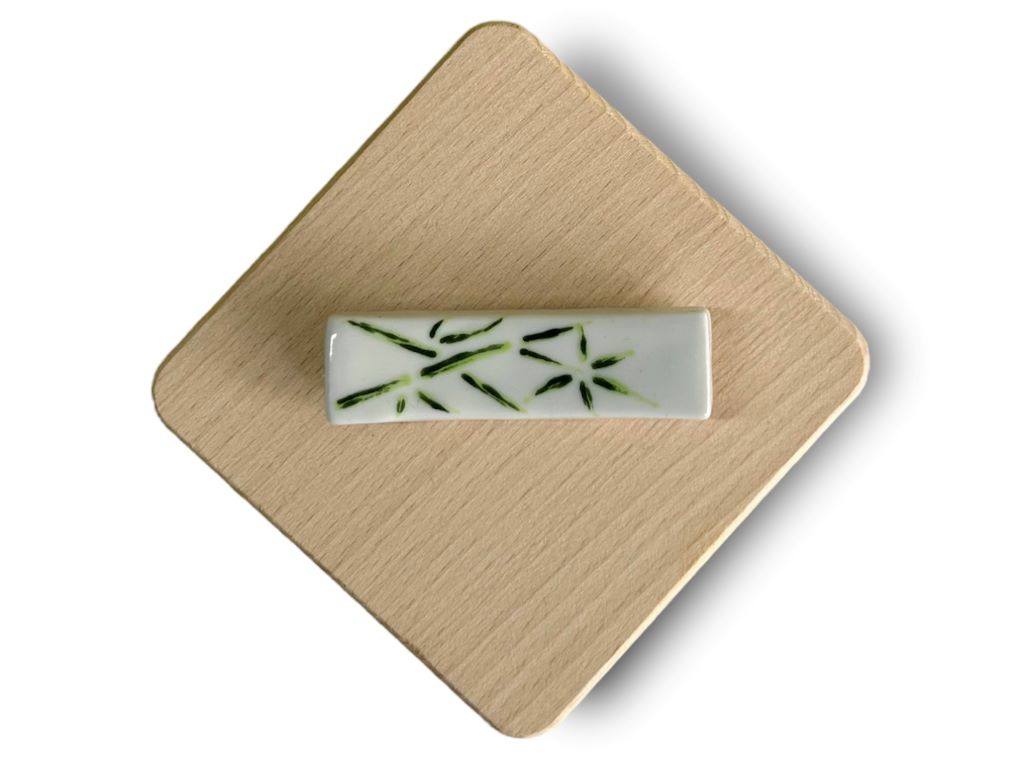 Chopstick rest "Bamboo Grove" 6x1.5 cm