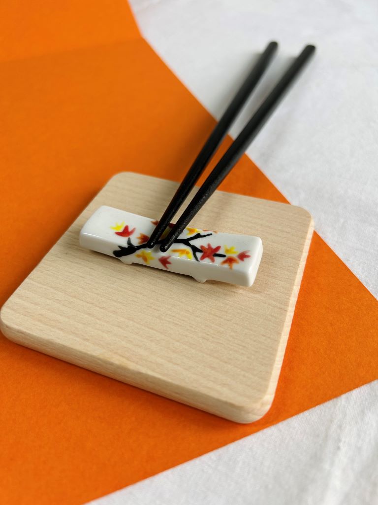 chopstick rest "Autumn Evening" 6x1.5 cm