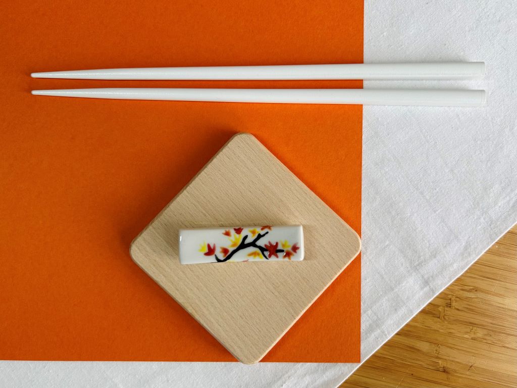 chopstick rest "Autumn Evening" 6x1.5 cm