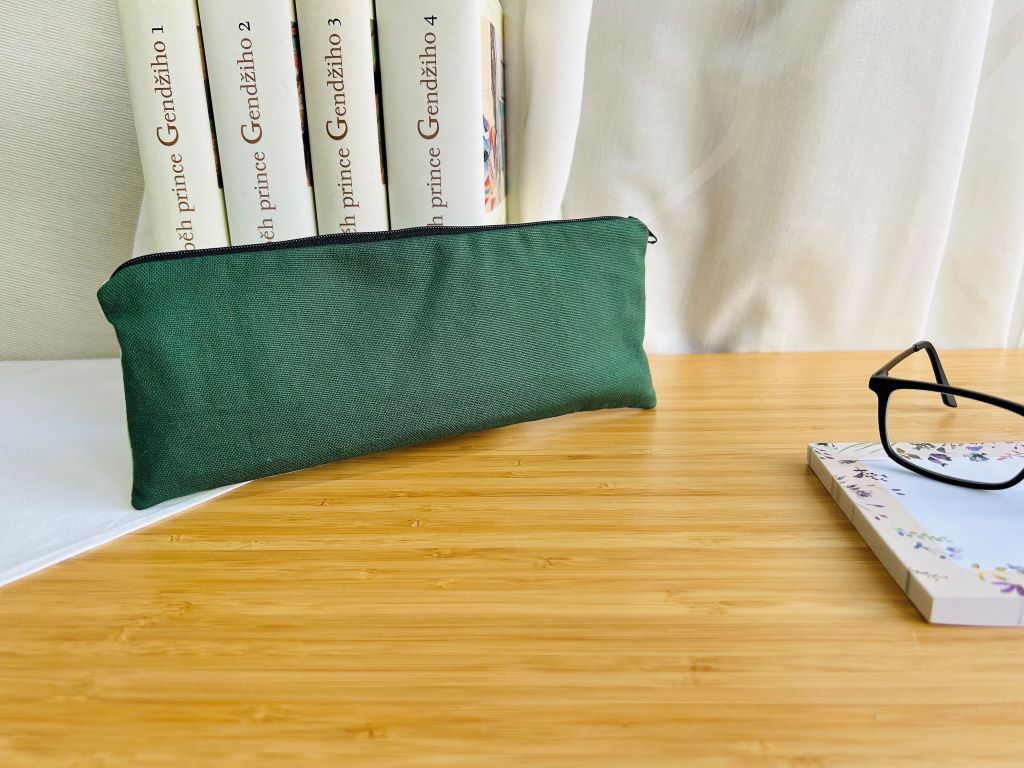 Pencil case "Bonsai lover" green