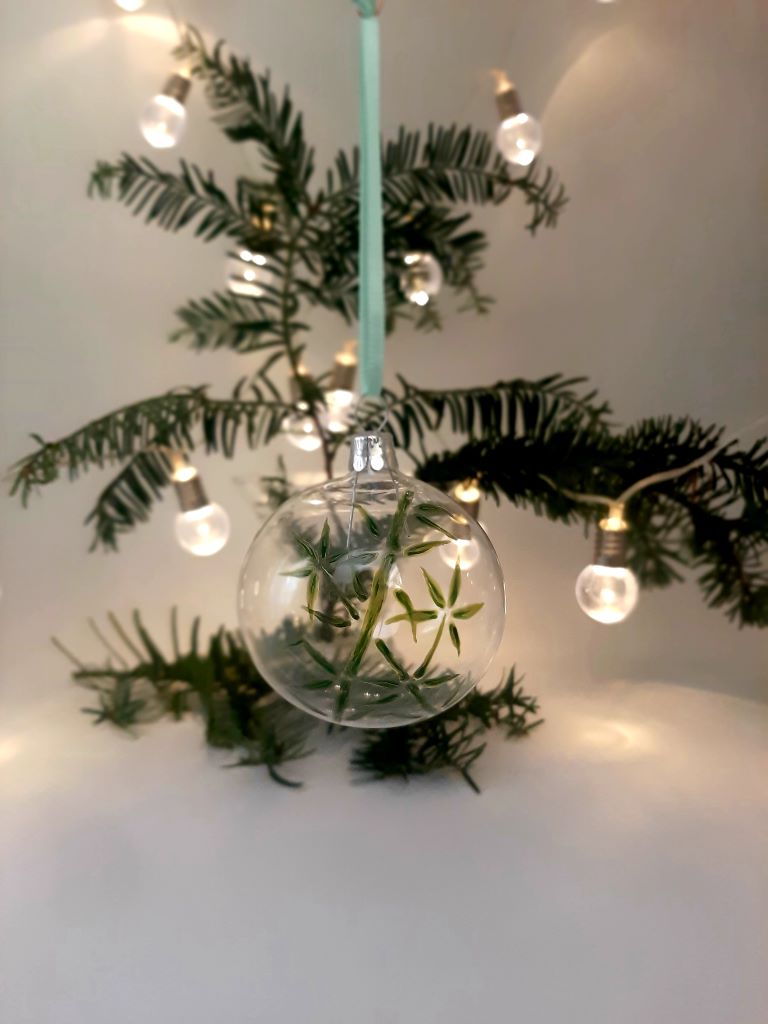 Christmas bauble "Bamboo Grove" 6 cm