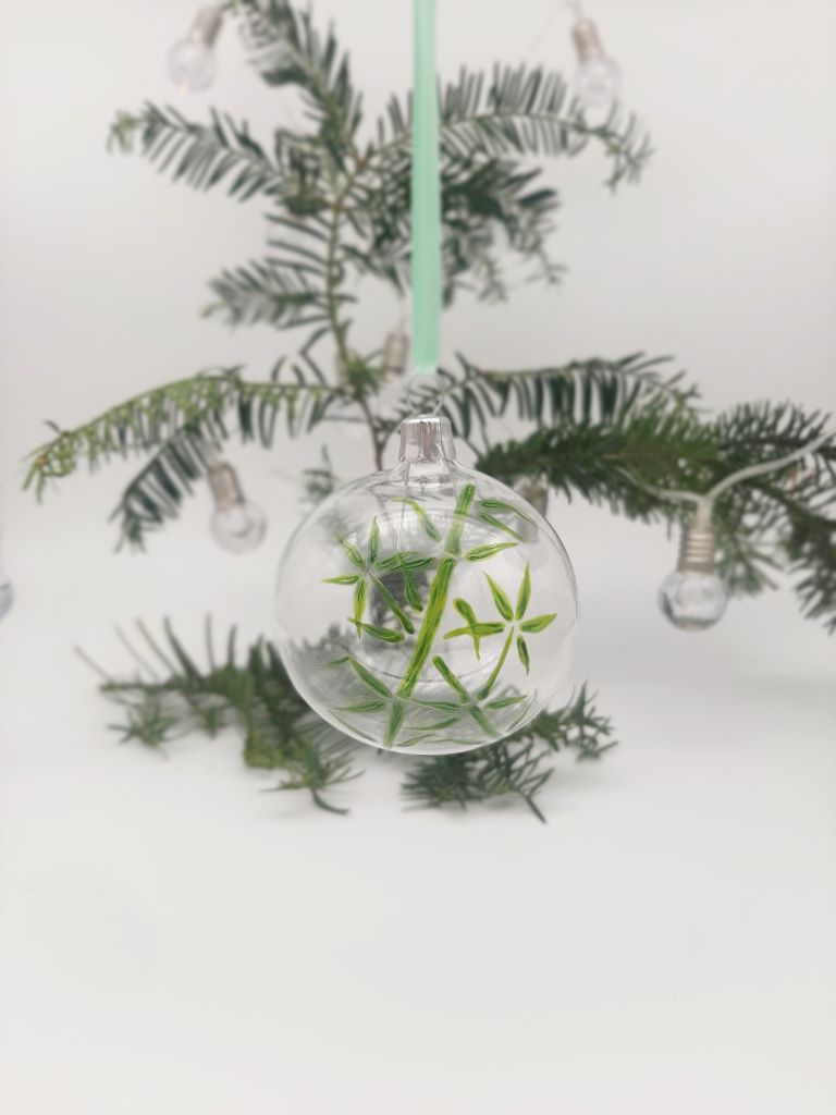 Christmas bauble "Bamboo Grove" 6 cm