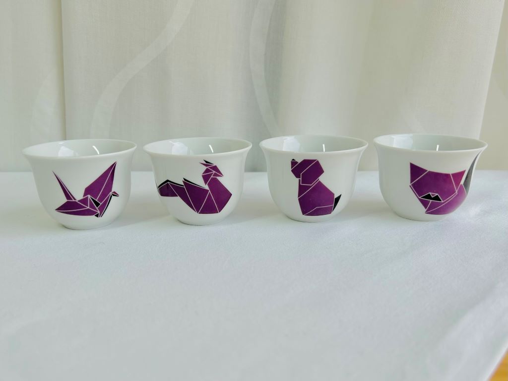 dárková sada na saké "ORIGAMI"