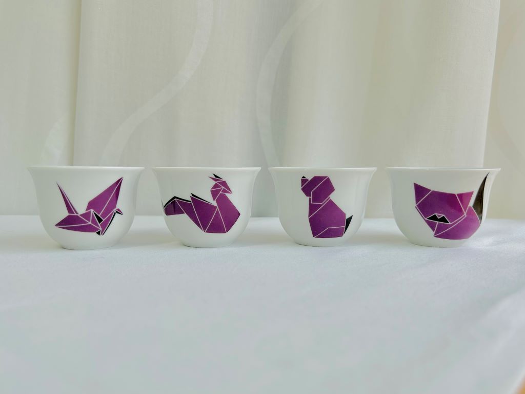 dárková sada na saké "ORIGAMI"