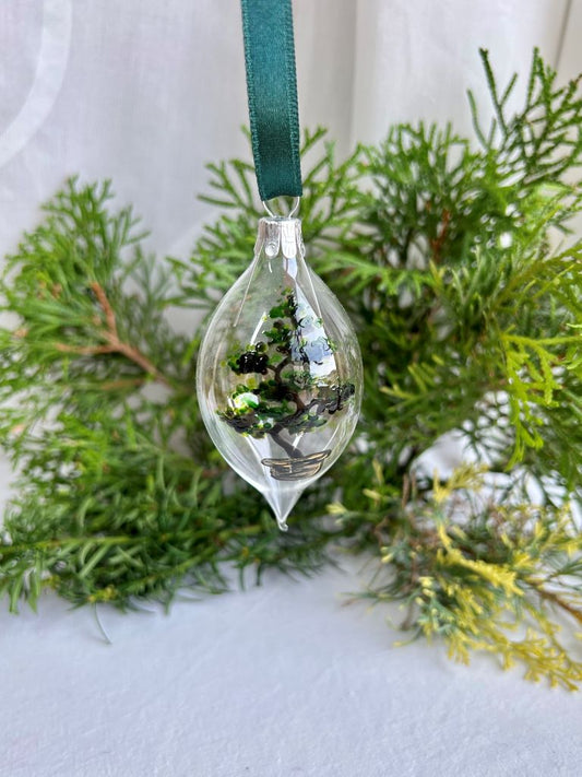 Weihnachtsolive „Bonsai-Liebhaber“ klar 8 cm