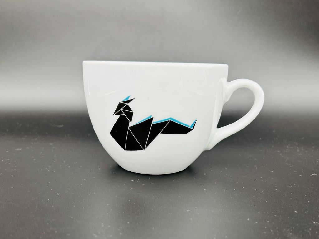 hrnek široký "Origami drak" 480 ml