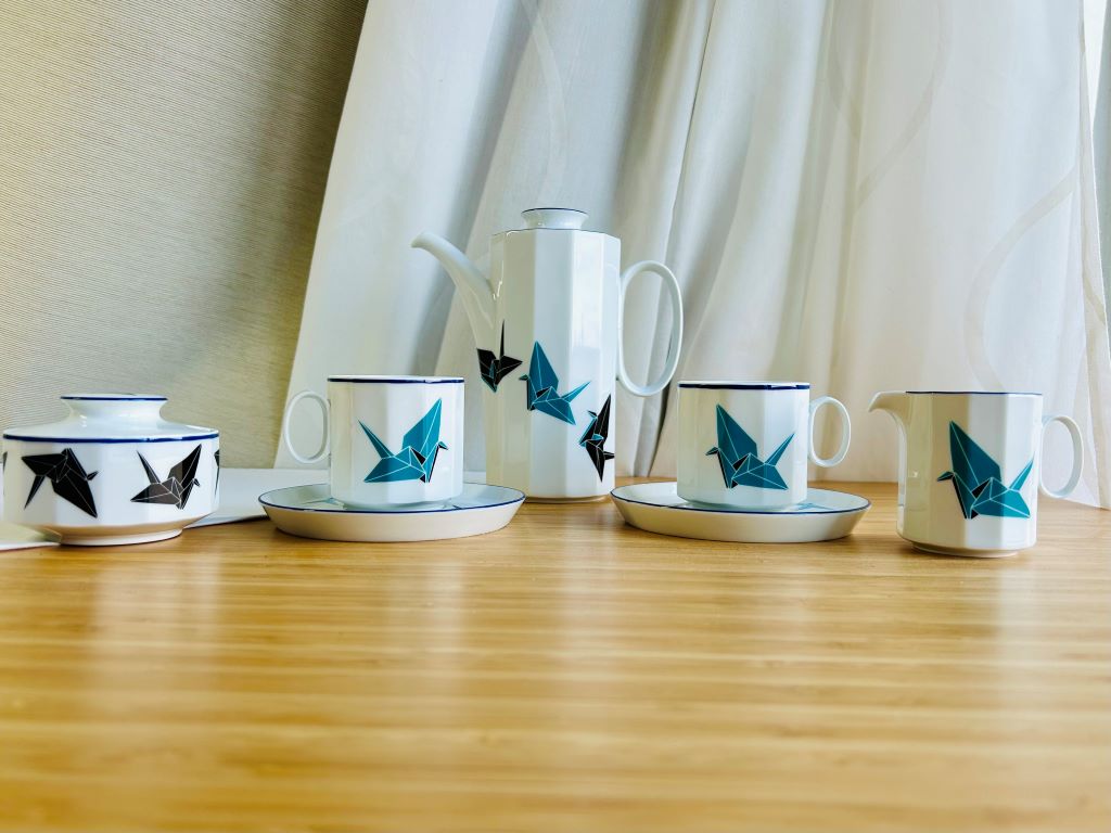 Vintage Tea Set "Origami Crane" Rosenthal