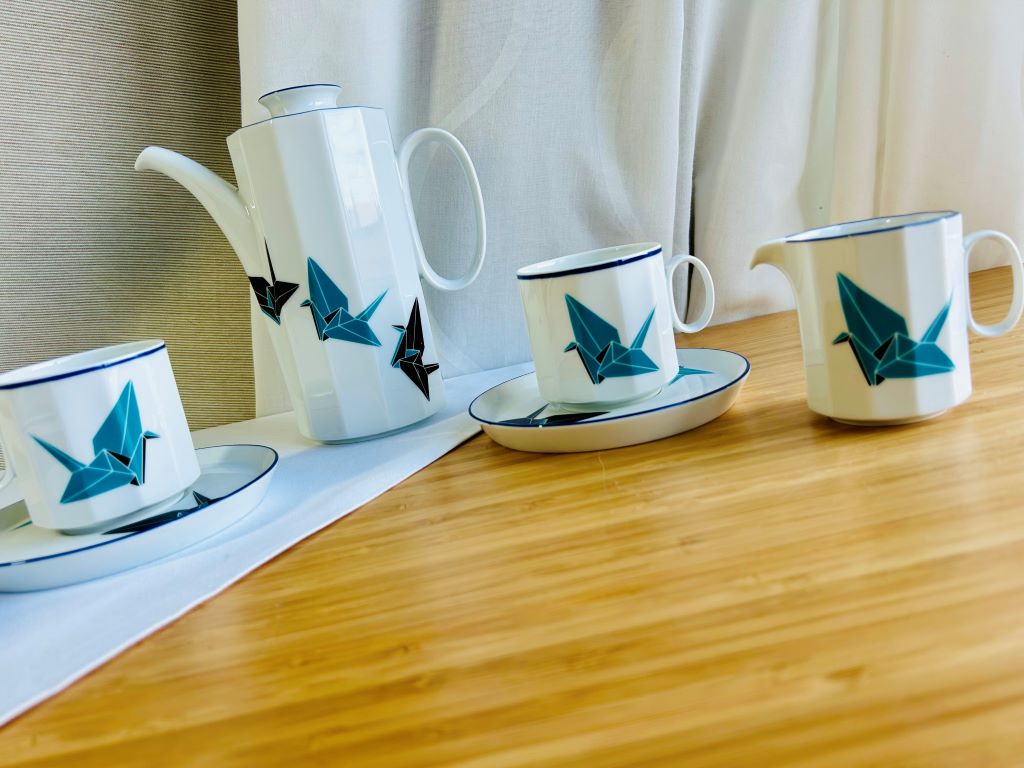 Vintage Tea Set "Origami Crane" Rosenthal