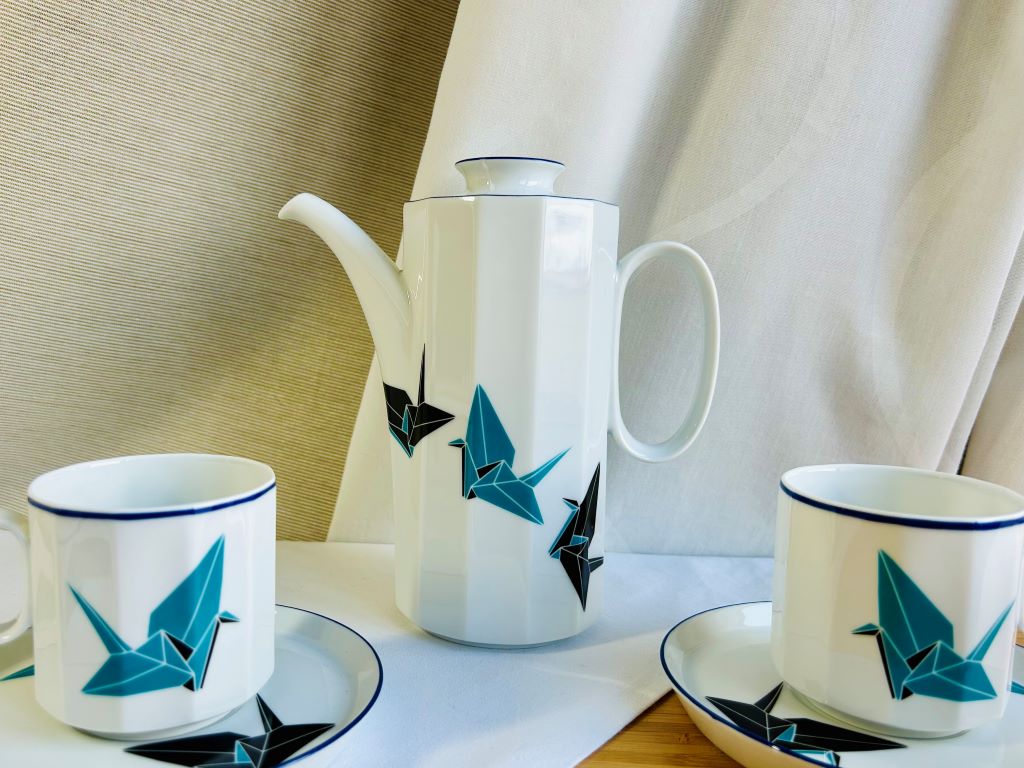Vintage Tea Set "Origami Crane" Rosenthal