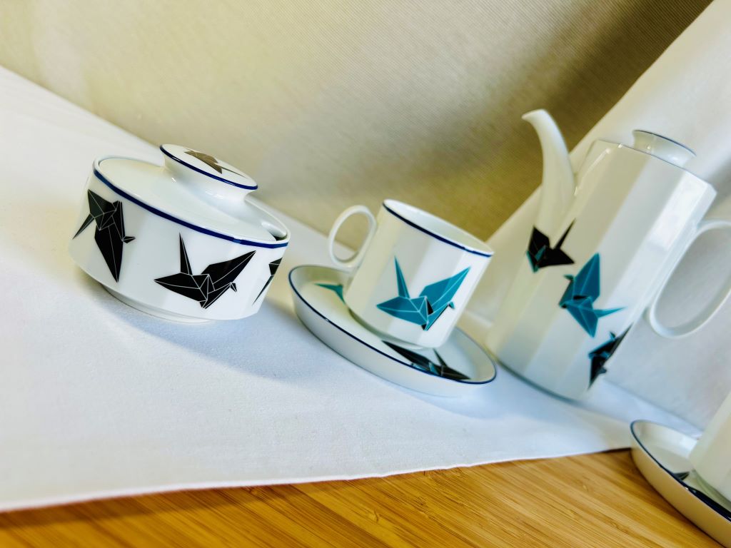 Vintage Tea Set "Origami Crane" Rosenthal