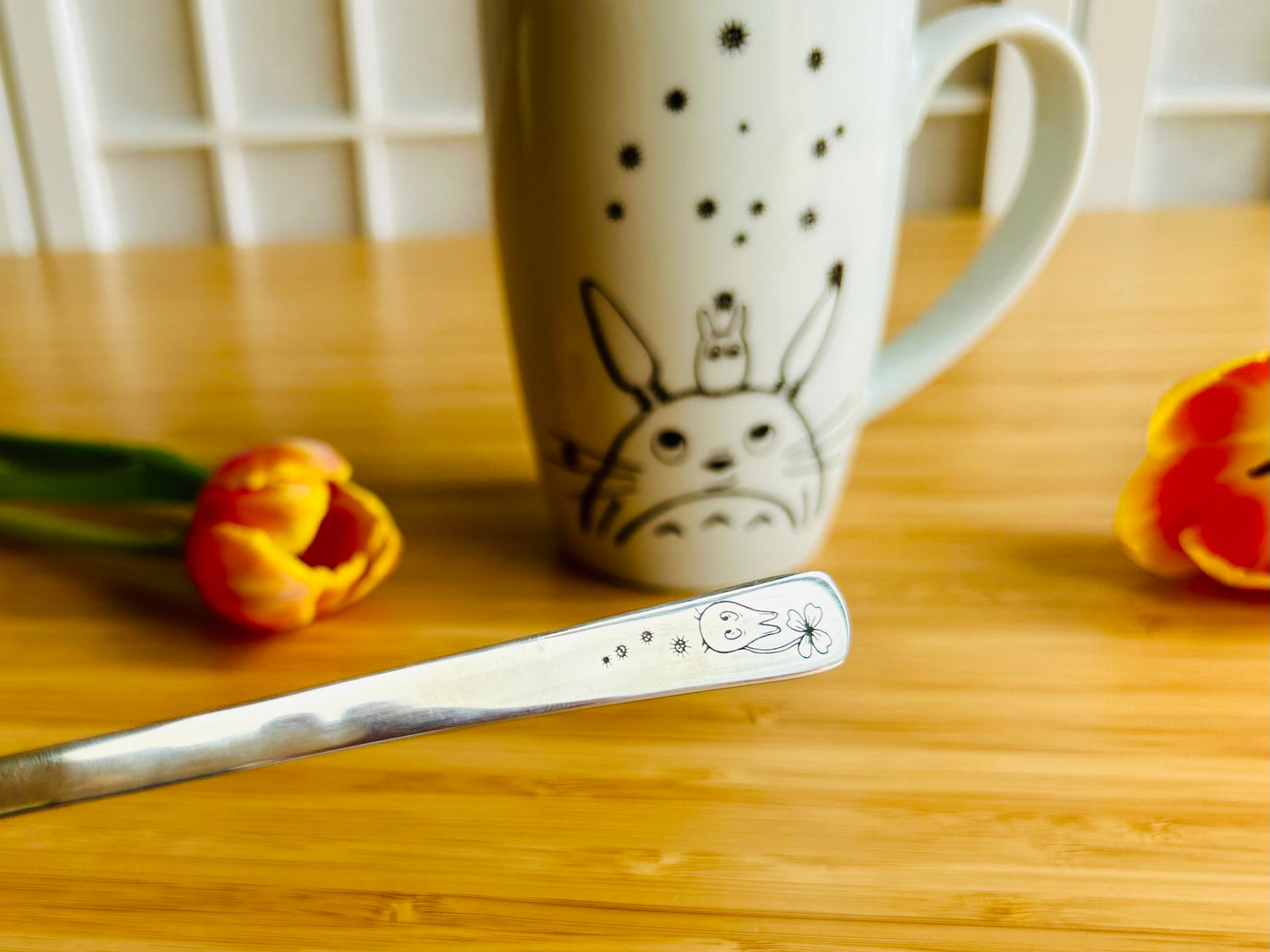 "Totoro" coffee set + free spoon