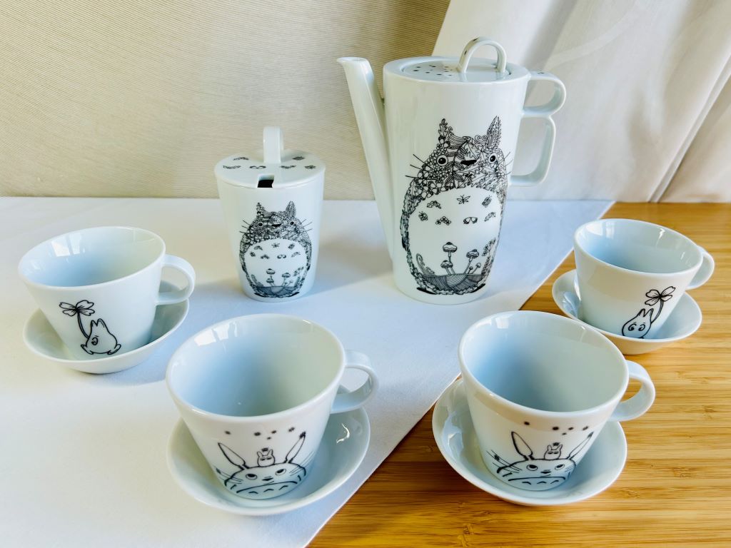 "Totoro" coffee set + free spoon