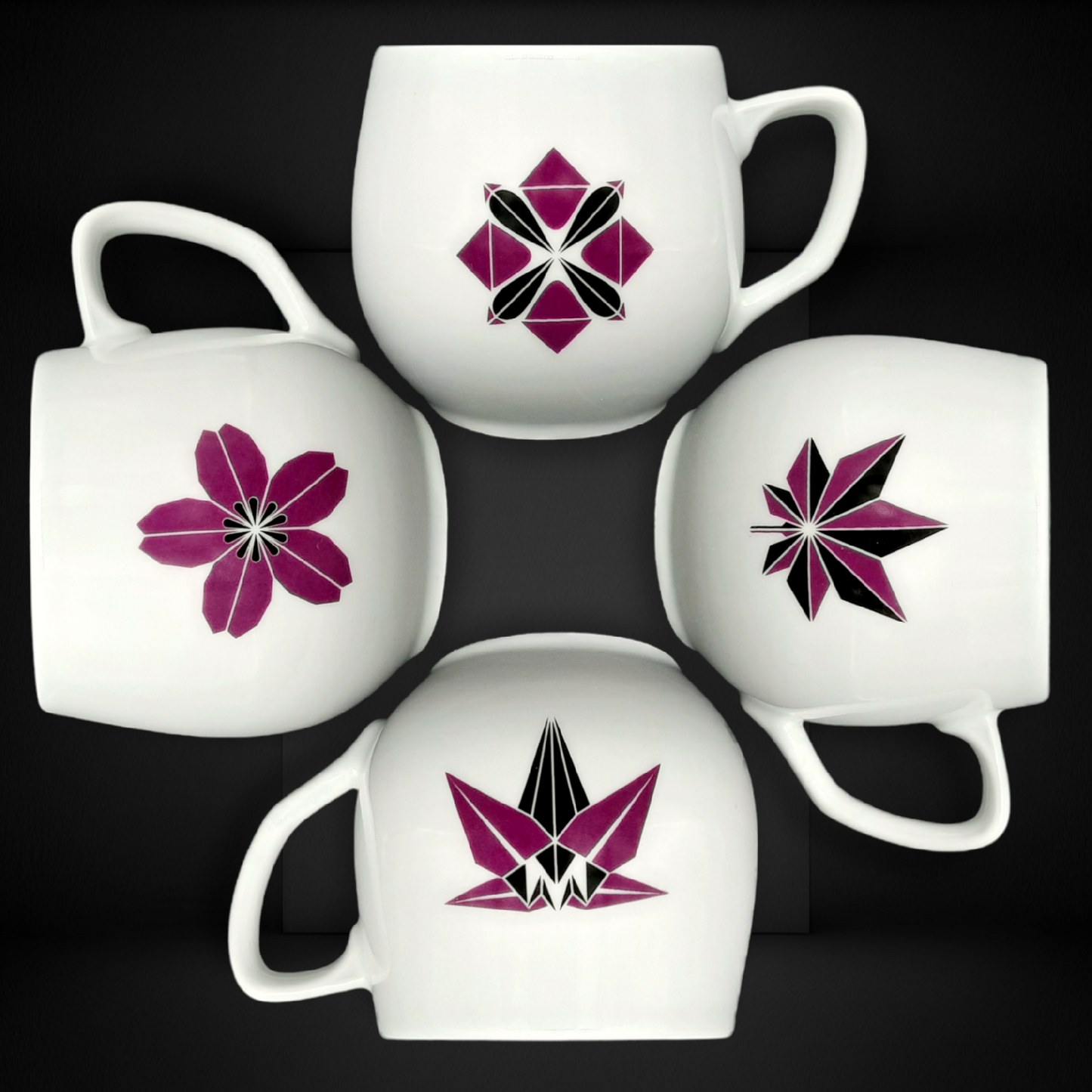 Mug "Origami FLORAL" 300 ml