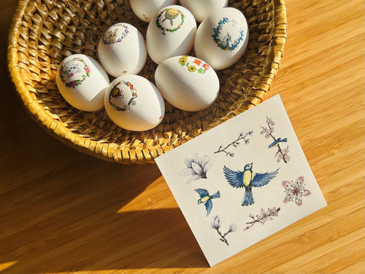 Temporary Tattoo "Spring Japan" colored