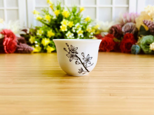 pohárek na saké  a čaj "Sakura" 50 ml
