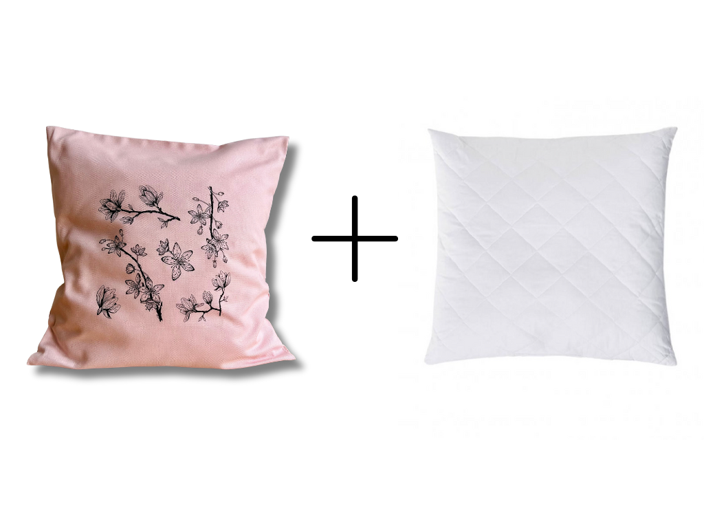 Pillowcase "Spring Japan" pink 40x40 cm