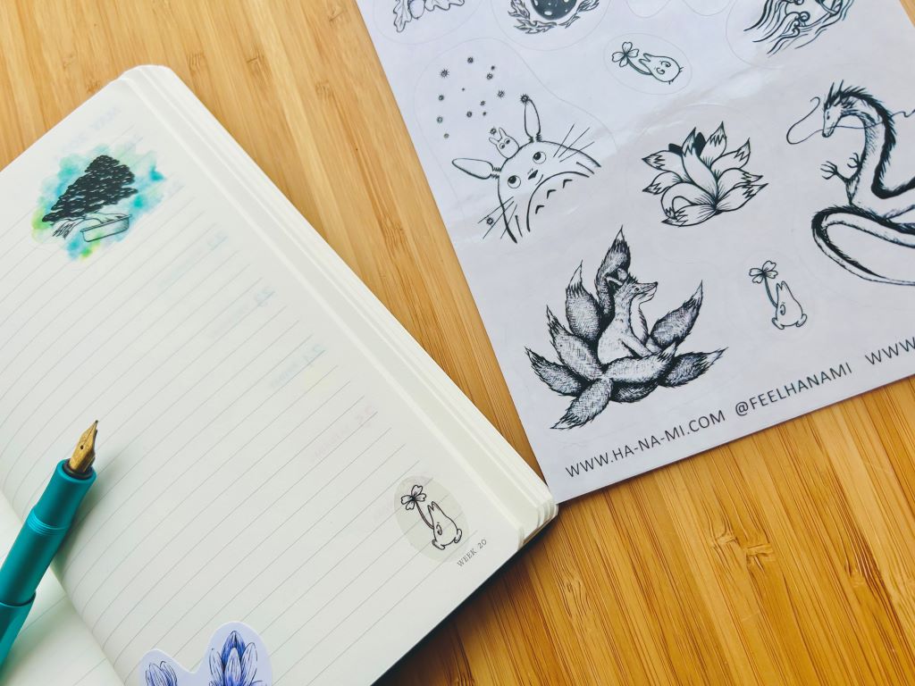 "Black & White" Stickers