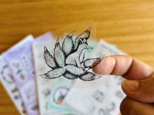 "Black & White" Stickers