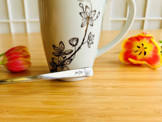 Stainless steel spoon "Sakura"