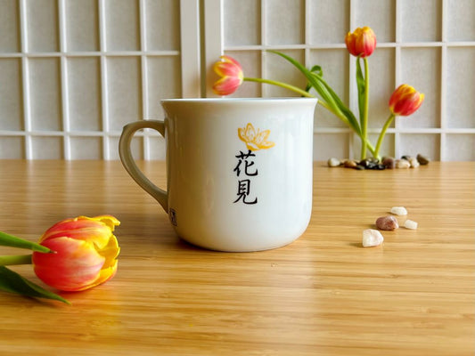 hrnek velký "Sakura" se zlatou 650 ml