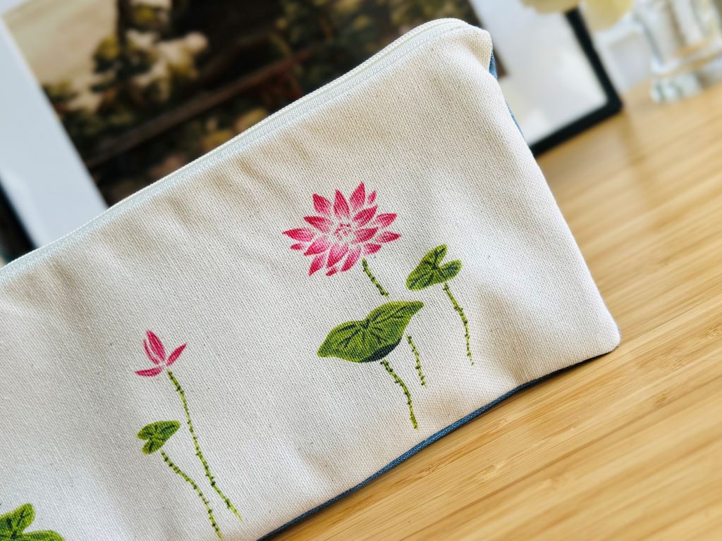 "Lotus Pond" pencil case