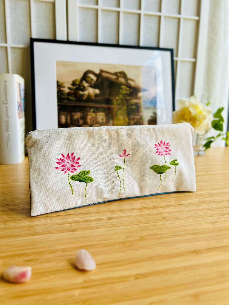 "Lotus Pond" pencil case