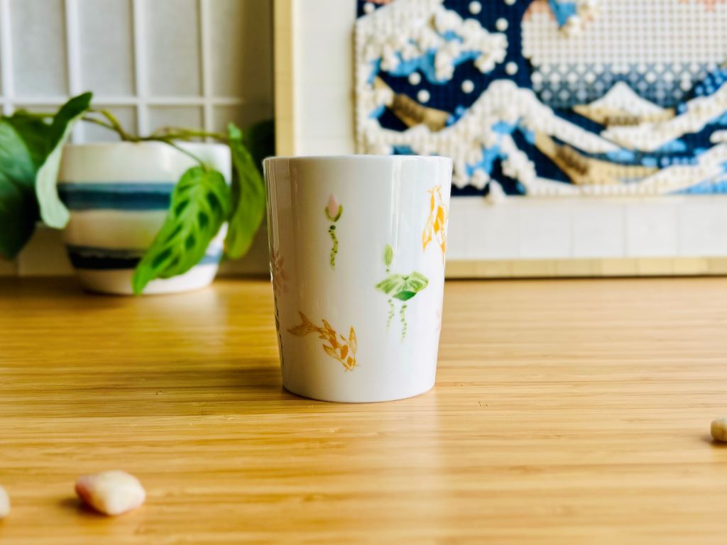 Mug "Lake Jewels or Koi Carp in a Lotus Pond" 250 ml