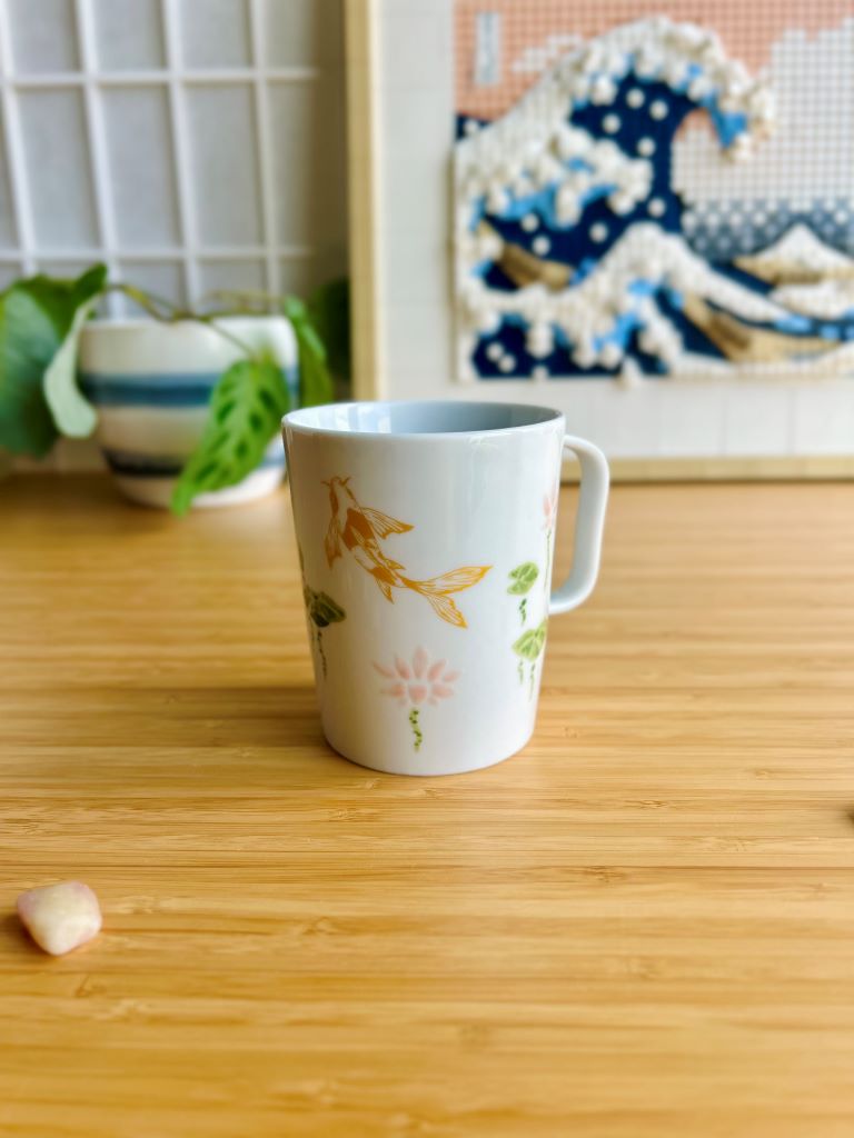 Mug "Lake Jewels or Koi Carp in a Lotus Pond" 250 ml