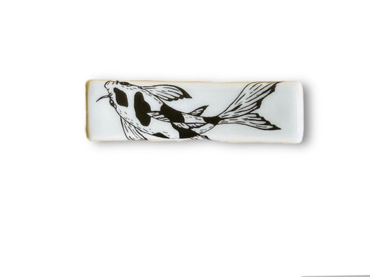 chopstick rest "Lake Gems or Koi Carps" 6x1.5 cm