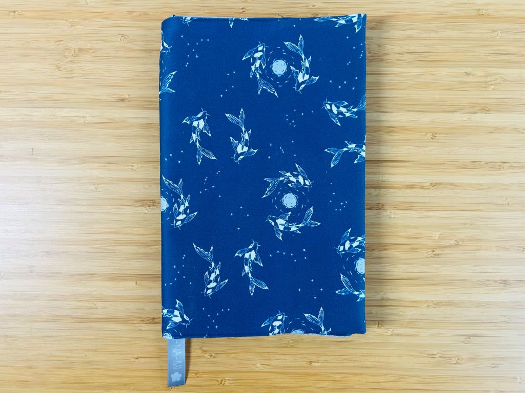 cover for the book "Lake Jewels or Koi Carp with the Moon" large