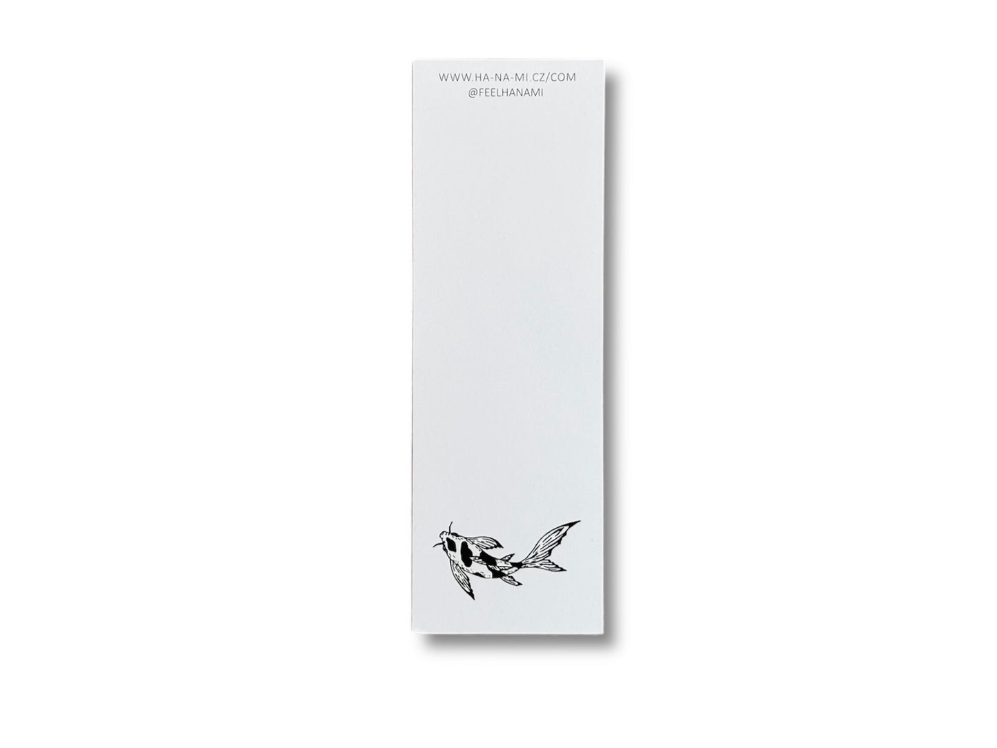 Bookmark "Lake Gems or Koi Carp with the Moon" 15 x 5 cm