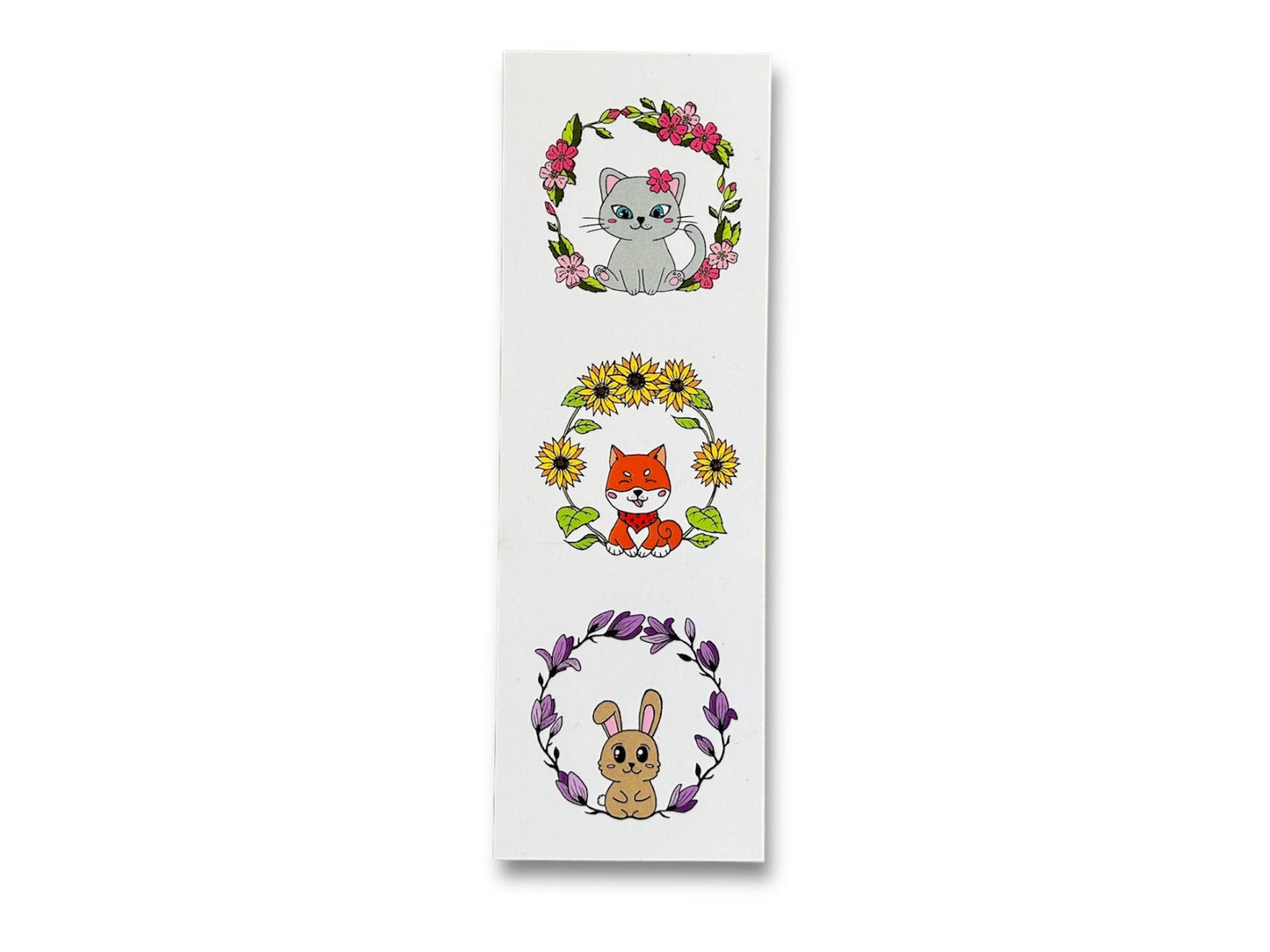 Bookmark "Cute Animals" 15 x 5 cm