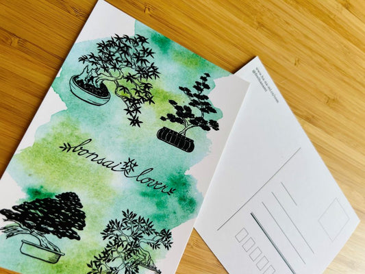 Postkarte „Bonsai lover“ A6
