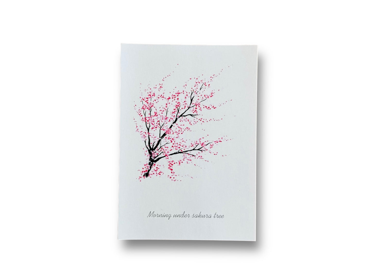 Postcard "Morning under the Sakura Tree" A6